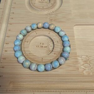 Rainbow Stone Beaded Bracelet